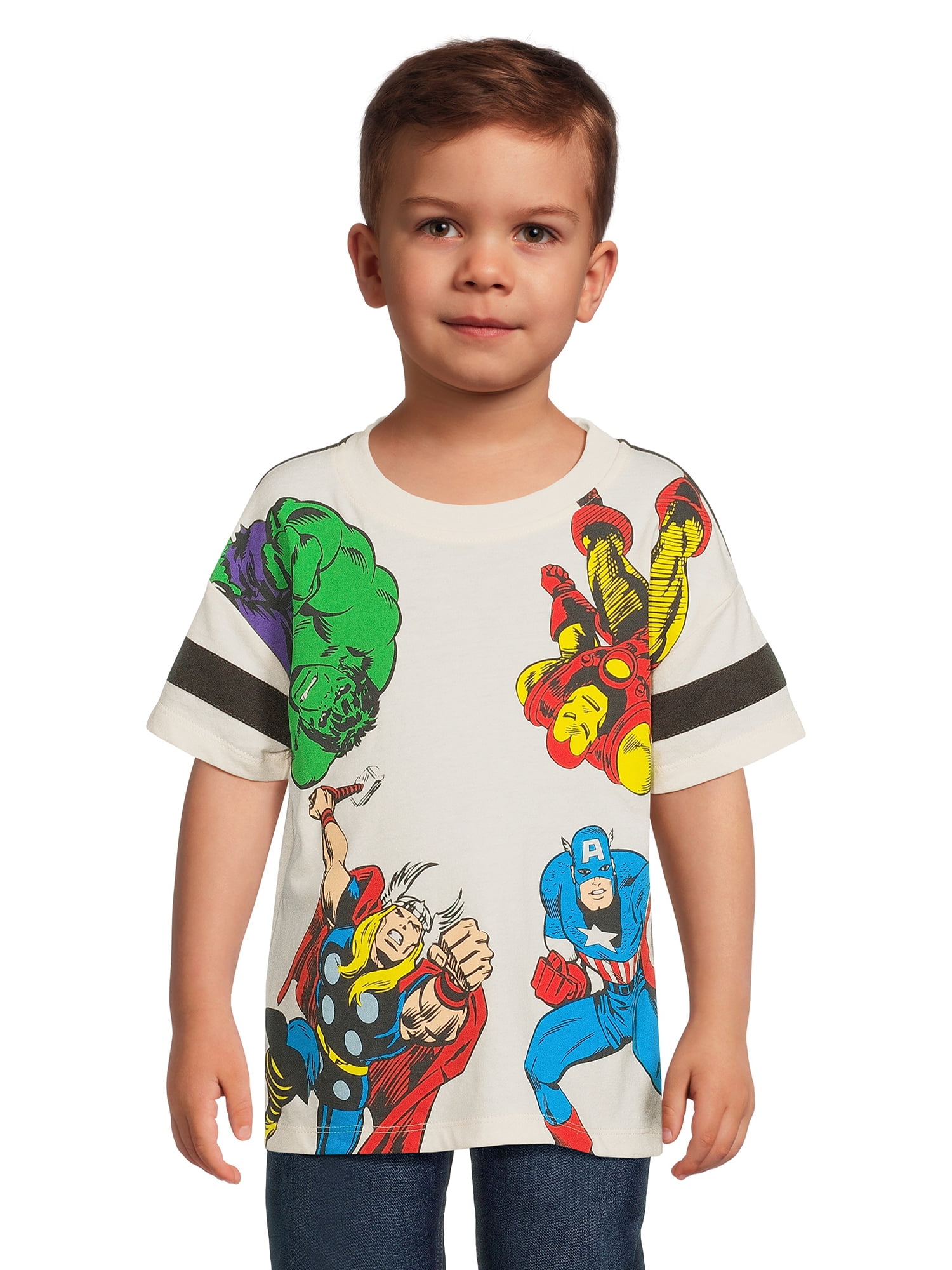 Marvel Toddler Boys Avengers Tee, Sizes 12M-5T - Walmart.com