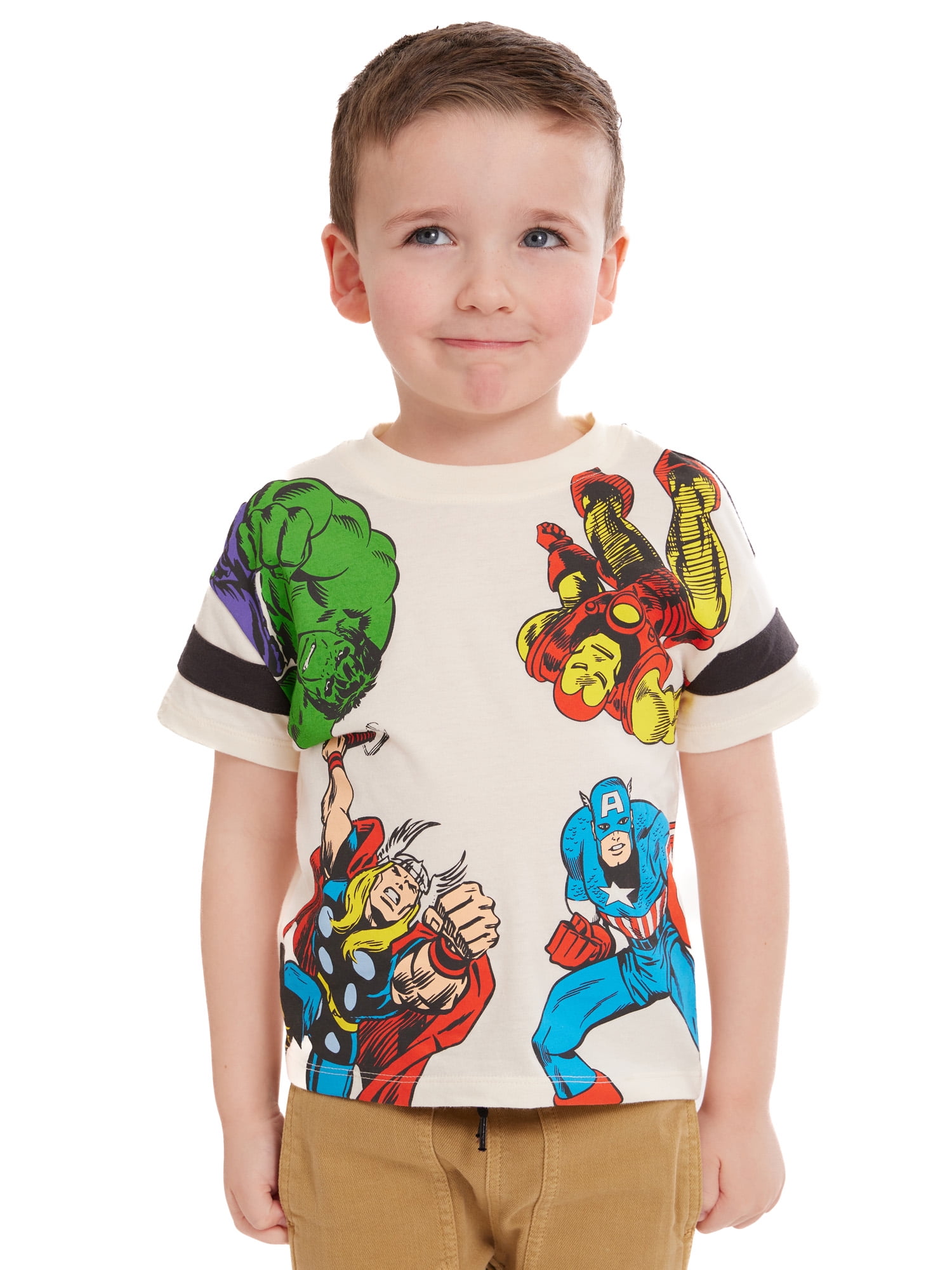 Marvel Toddler Boys Avengers Tee, Sizes 12M-5T - Walmart.com