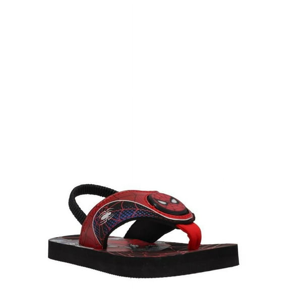 Marvel Toddler Boys Spiderman Flip Flop, Sizes 5/6-11/12