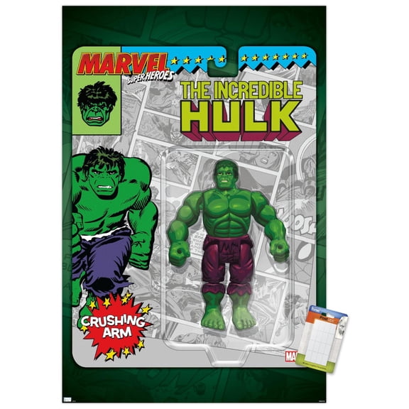 Marvel Toy Vault - Hulk Wall Poster, 22.375" x 34"
