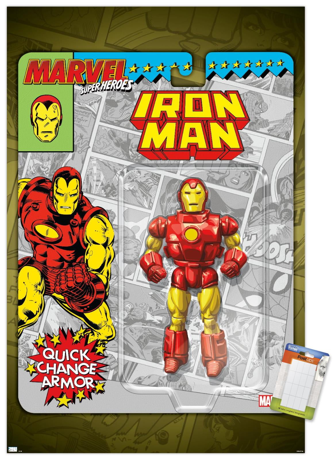 Marvel Toy Vault - Iron Man Wall Poster, 14.725" x 22.375"