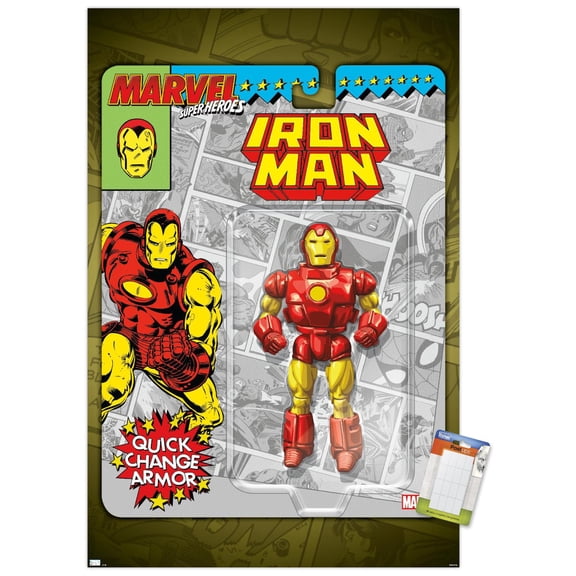 Marvel Toy Vault - Iron Man Wall Poster, 22.375" x 34"