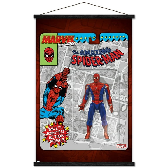 Marvel Toy Vault - Spider-Man Wall Poster with Magnetic Frame, 22.375" x 34"