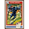 thumbnail image 1 of Marvel Trading Cards - Black Panther Wall Poster, 22.375" x 34" Framed, 1 of 6