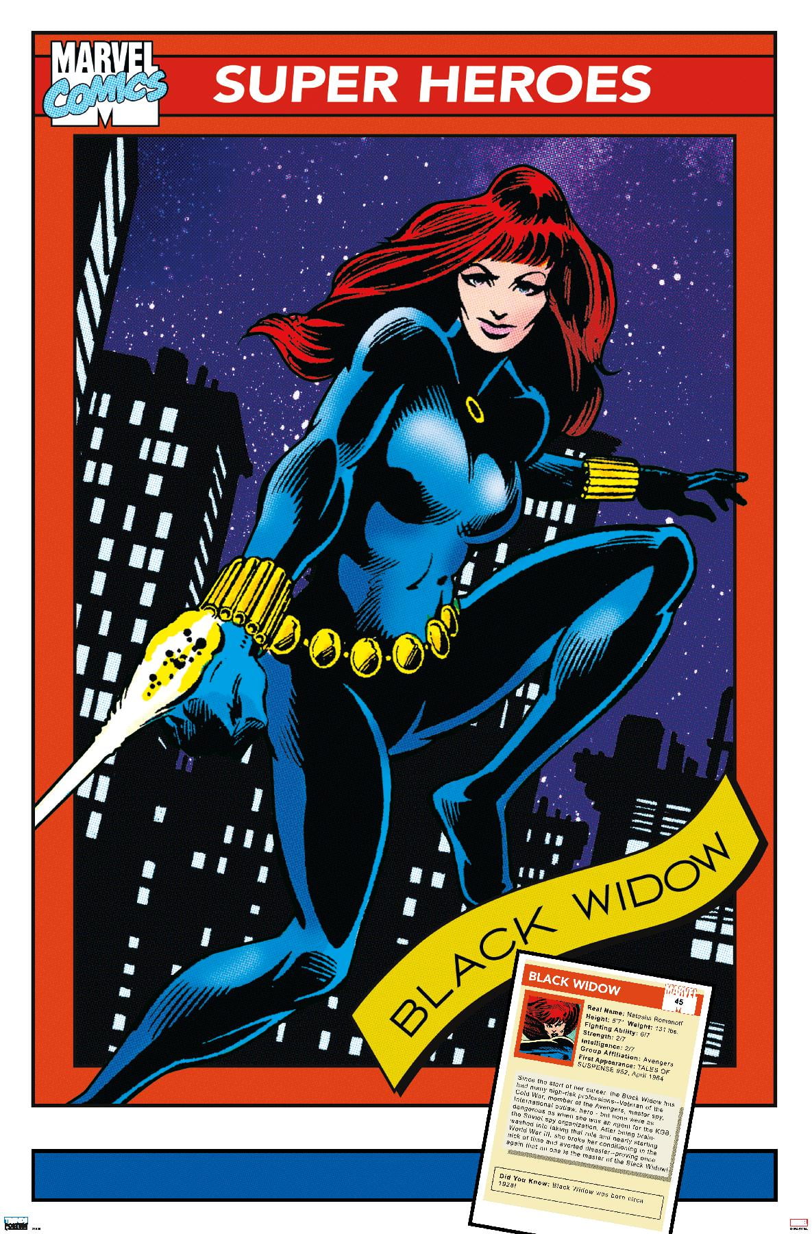 Marvel Trading Cards - Black Widow Wall Poster, 14.725