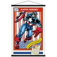 thumbnail image 1 of Marvel Trading Cards - Captain America Wall Poster with Magnetic Frame, 22.375" x 34", 1 of 6