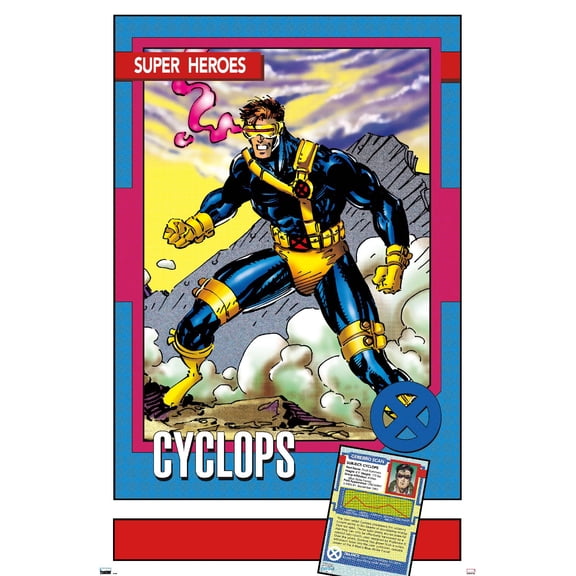 Marvel Trading Cards - Cyclops Wall Poster, 14.725" x 22.375"