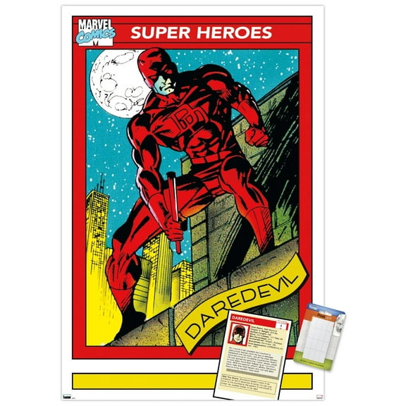 Marvel Trading Cards - Daredevil Wall Poster, 14.725" x 22.375"