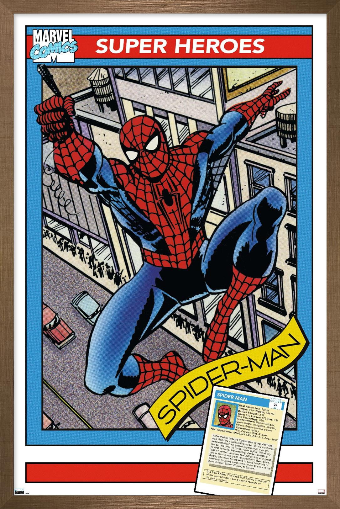 Marvel Comics トレーディングカード　マーベル　アメコミ Marvel Trading Cards - Spider-Man Wall Poster, 22.375
