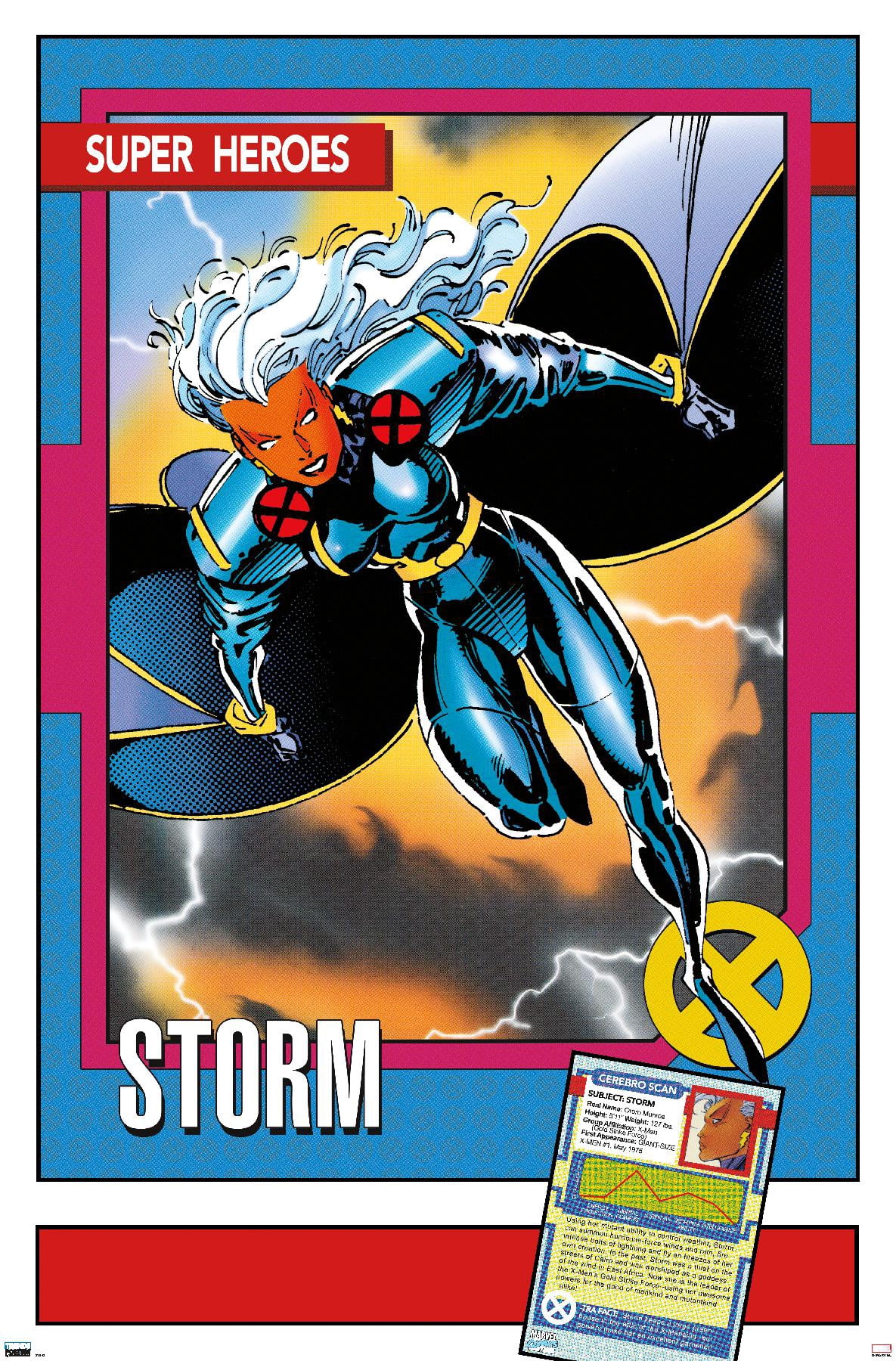 Marvel Trading Cards - Storm Wall Poster, 14.725