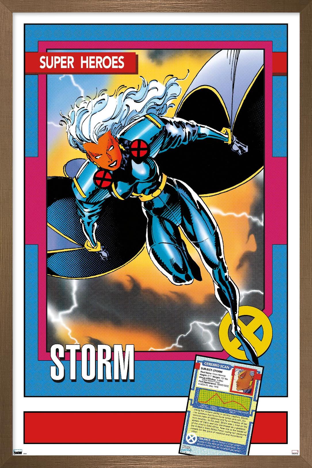 Marvel Trading Cards - Storm Wall Poster, 22.375" x 34" Framed