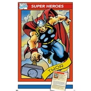 Marvel Trading Cards - Thor Wall Poster, 14.725" x 22.375"