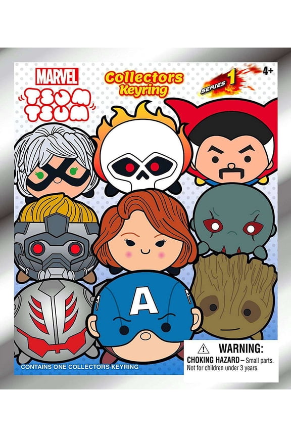 Marvel Tsum Series 1 3D Foam Key Ring Blind Bag Collectible