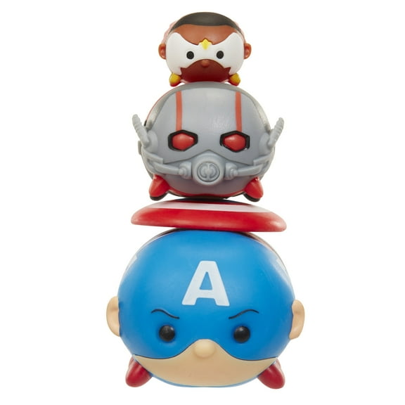 Marvel Tsum Tsum 3-Pack Figures - Captain America/Antman/Falcon
