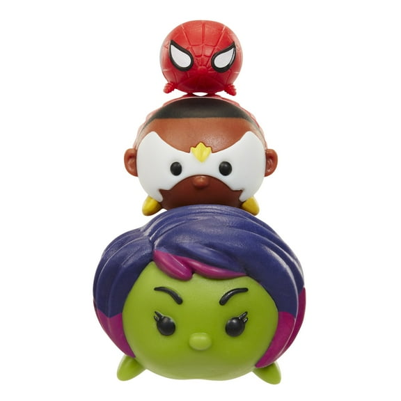 Marvel Tsum Tsum 3-Pack Figures - Gamora/Falcon/Spiderman