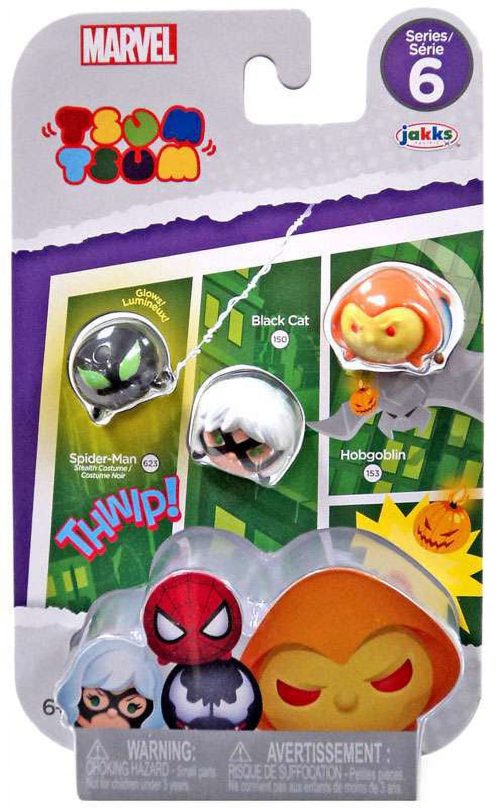 Marvel Tsum Tsum Series Spider-Man, Black Cat Hobgoblin