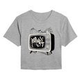 thumbnail image 1 of Marvel - Tv Logo  - Juniors Cropped Graphic T-Shirt, 1 of 4