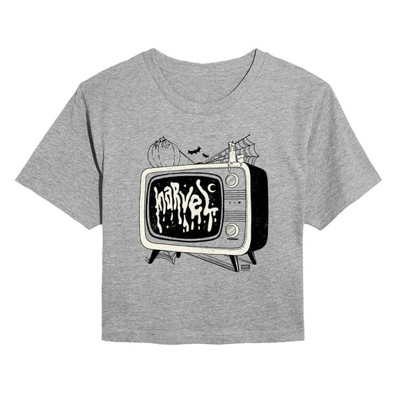 Marvel - Tv Logo - Juniors Cropped Graphic T-Shirt