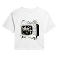 thumbnail image 1 of Marvel - Tv Logo  - Juniors Cropped Graphic T-Shirt, 1 of 4