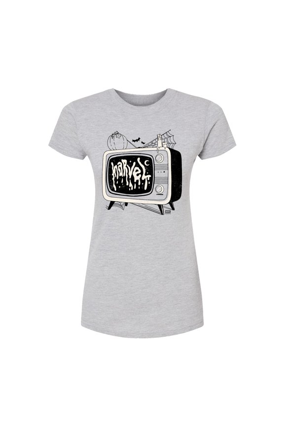 - Tv Logo - Juniors Fitted Graphic T-Shirt