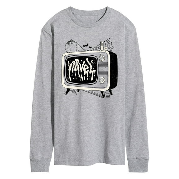 Marvel - Tv Logo  - Men's Long Sleeve Graphic T-Shirt