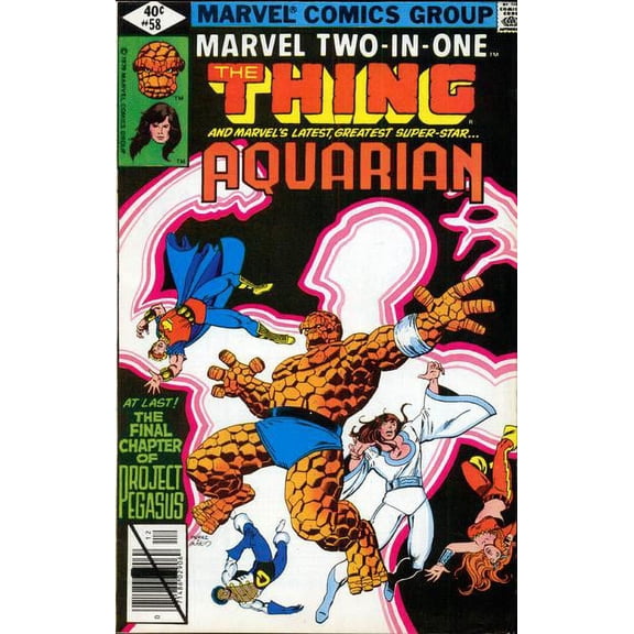 Marvel Two-In-One #58 VF ; Marvel Comic Book