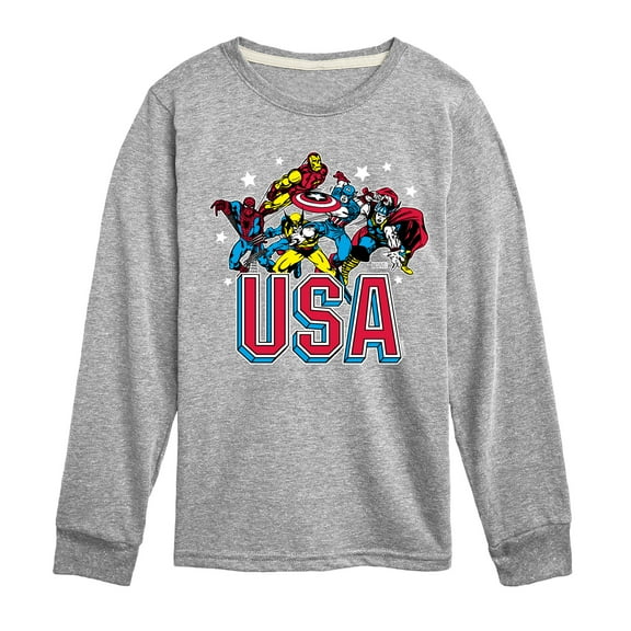 Marvel - USA - Kids Long Sleeve Graphic T-Shirt