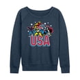 thumbnail image 1 of Marvel - USA - Women's French Terry Pullover Sweatshirt, 1 of 5
