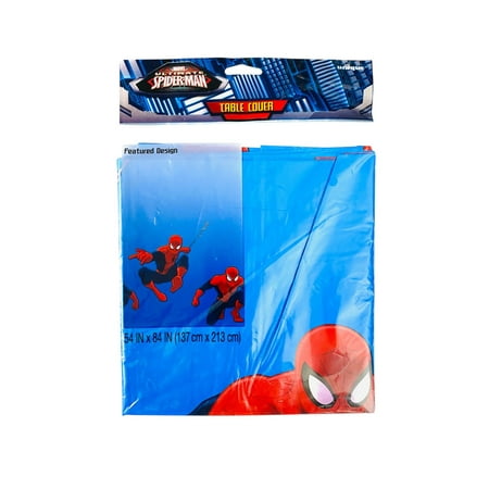 Marvel Ultimate Spider-Man Plastic Table Cover 54 in x 84 in