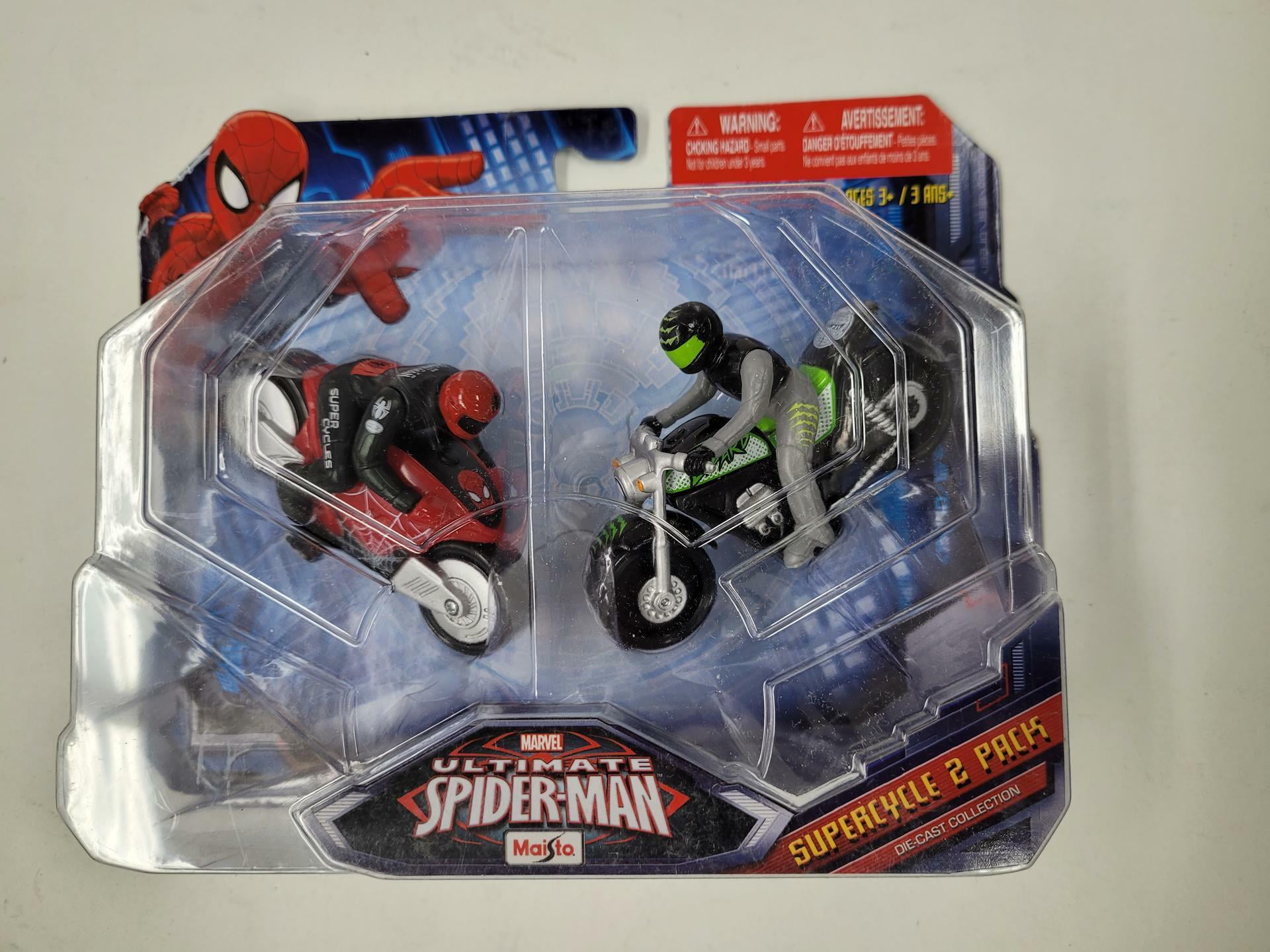 Marvel Ultimate Spider-Man Supercycle 2 Pack Spider-Man & Dr Octopus ...