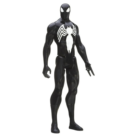 Marvel Ultimate Spider-Man Titan Hero Series Black Suit Spider-Man Figure