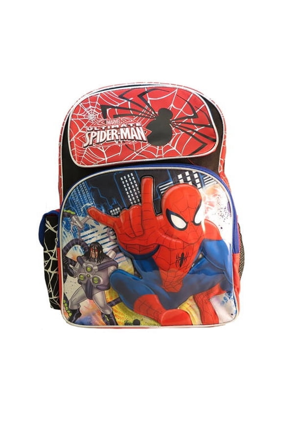 Ultimate Spiderman 16" inches Backpack New with Tags