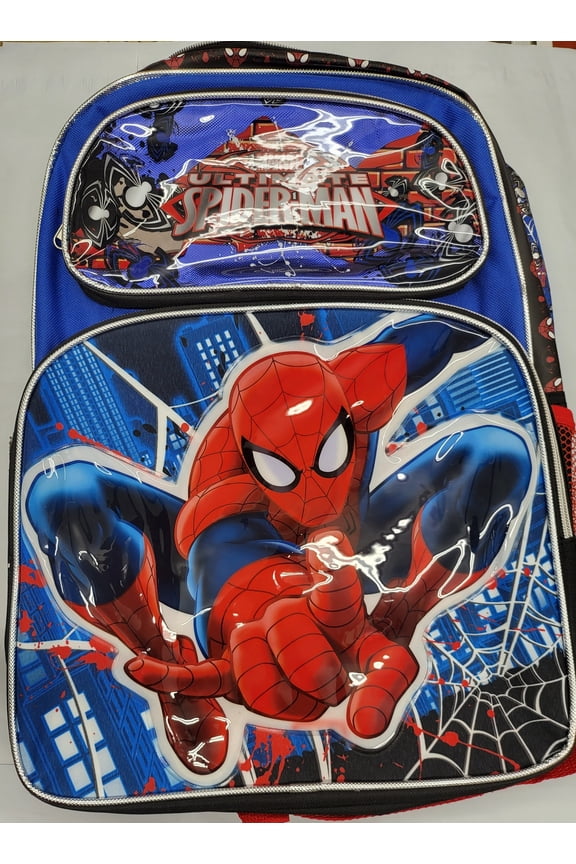 Ultimate Spiderman 16" inches Backpack New with Tags