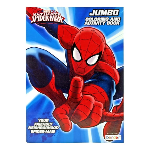 Marvel Ultimate Spiderman Superhero Coloring and Puzzle Activity Book - Bendon