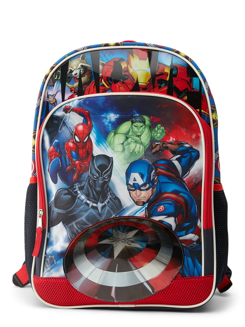 Marvel Avengers Blue Character Backpack Marvel Avengers Boys Customizable Charm 17 main image 4