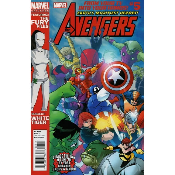 Marvel Universe Avengers Earth's Mightiest Heroes #5 VF ; Marvel Comic Book