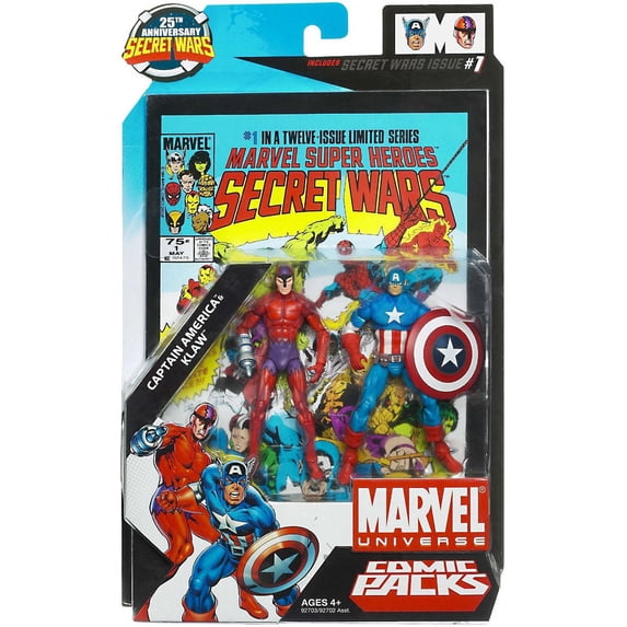 Marvel 25th Anniversary Comic 2pk - Captain America & Klaw