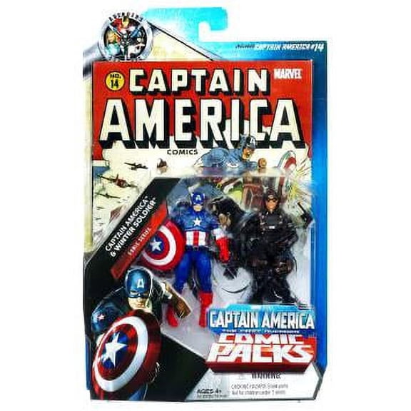 Marvel Universe Captain America & Winter Soldier Action Figure 2-Pack