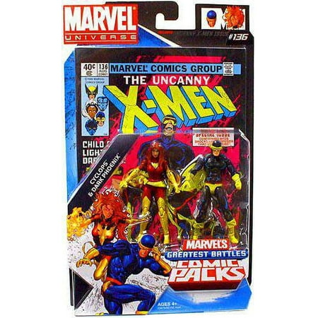 Marvel Universe Cyclops & Dark Phoenix Action Figure 2-Pack