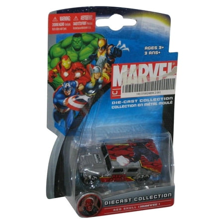 Marvel Universe Die-Cast Collection (2010) Maisto Red Skull Humvee Car