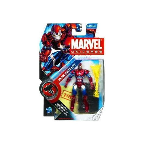 Marvel Universe Iron Patriot Helmet On Action Figure