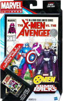 Marvel Universe Magneto & Captain America Action Figure 2-Pack