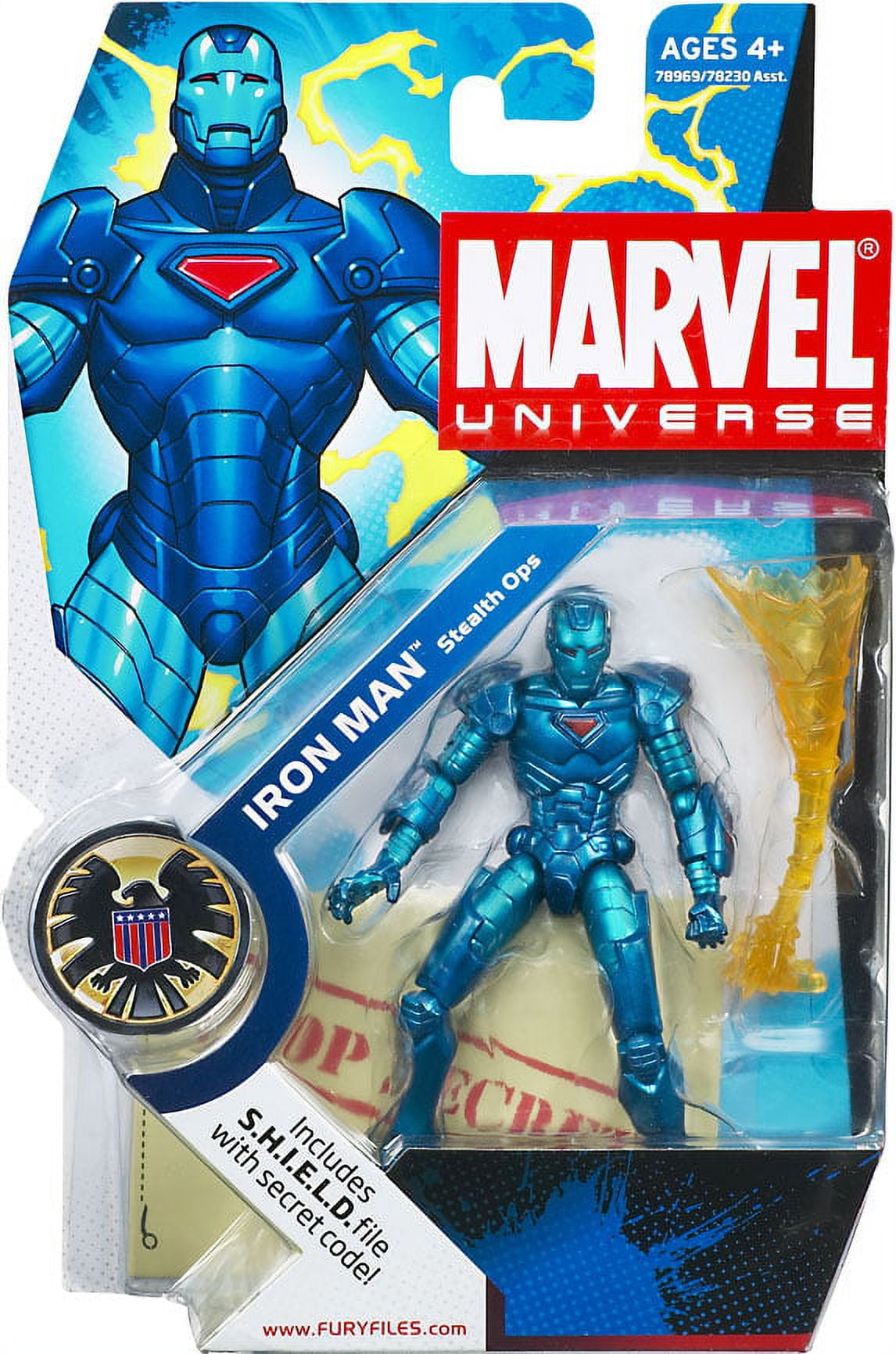 Marvel Universe Series 1 Stealth Ops Iron Man Action Figure - Walmart.com