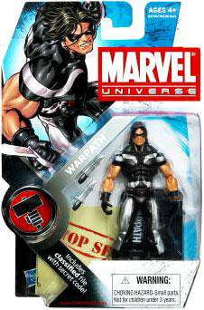 Marvel Universe Series 6 Warpath Action Figure [Black & Silver]