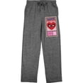 thumbnail image 1 of Marvel Universe Spider-Man Valentine's Adult Gray Heather Sleep Pajama Pants-Small, 1 of 7