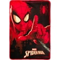 thumbnail image 1 of Silver Buffalo Marvel Universe Spider-Man Spidey Close Up Web Shooter 45" x 60" Fleece Throw, Soft and Cozy Blanket, 180 GSM, 1 of 7