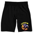 thumbnail image 1 of Marvel Universe Venom Men's Black Lounge Shorts-Large, 1 of 5
