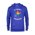 thumbnail image 1 of Marvel Valkyrie Fearless Rainbow Pride - Pullover Hoodie for Adults - Customized-Royal, 1 of 5