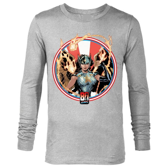 Marvel Valkyries Captain America 80th Anniversary Covers Standard - Long Sleeve T-Shirt for Men – Customized-Athletic Heather