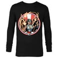 thumbnail image 1 of Marvel Valkyries Captain America 80th Anniversary Covers Standard - Long Sleeve T-Shirt for Men – Customized-Black, 1 of 5